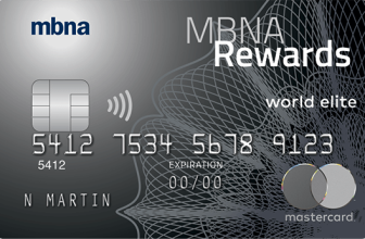 MBNA Rewards World Elite Mastercard