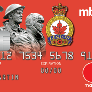 The Royal Canadian Legion Rewards Mastercard