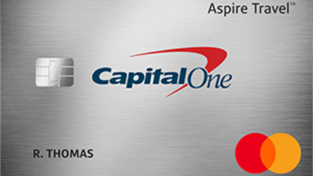 Capital One Aspire Travel Platinum Mastercard  — 2025
