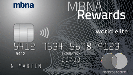 MBNA Rewards World Elite Mastercard Review – 2025
